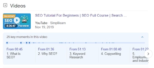 Video Tutorial for SEO Beginners.